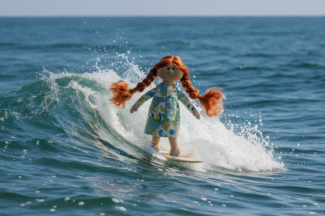 The Craft Behind a Textile Art Doll