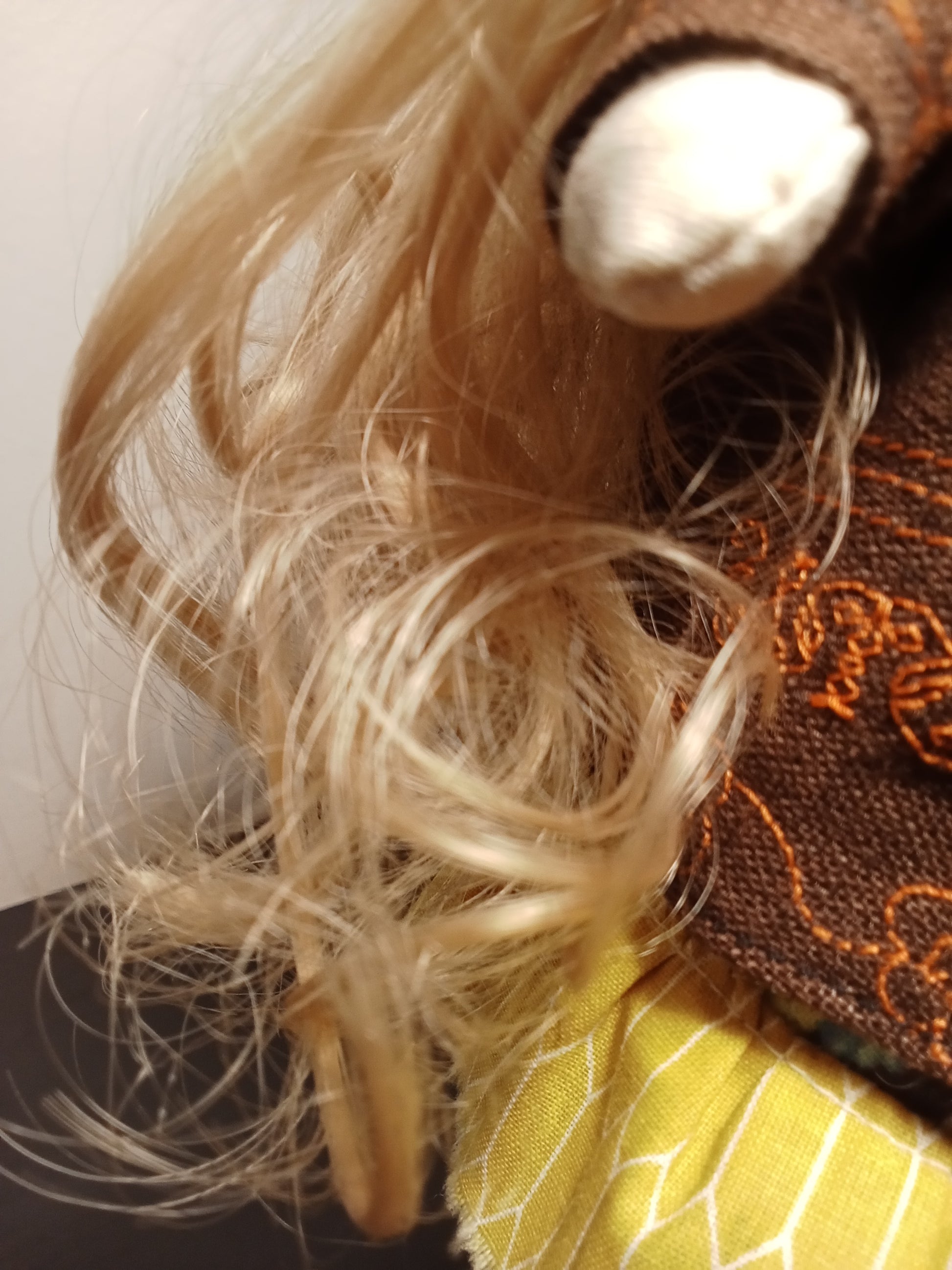 handcrafted doll, one of a kind, collectors edition, first light collection. Molly phirosadoll