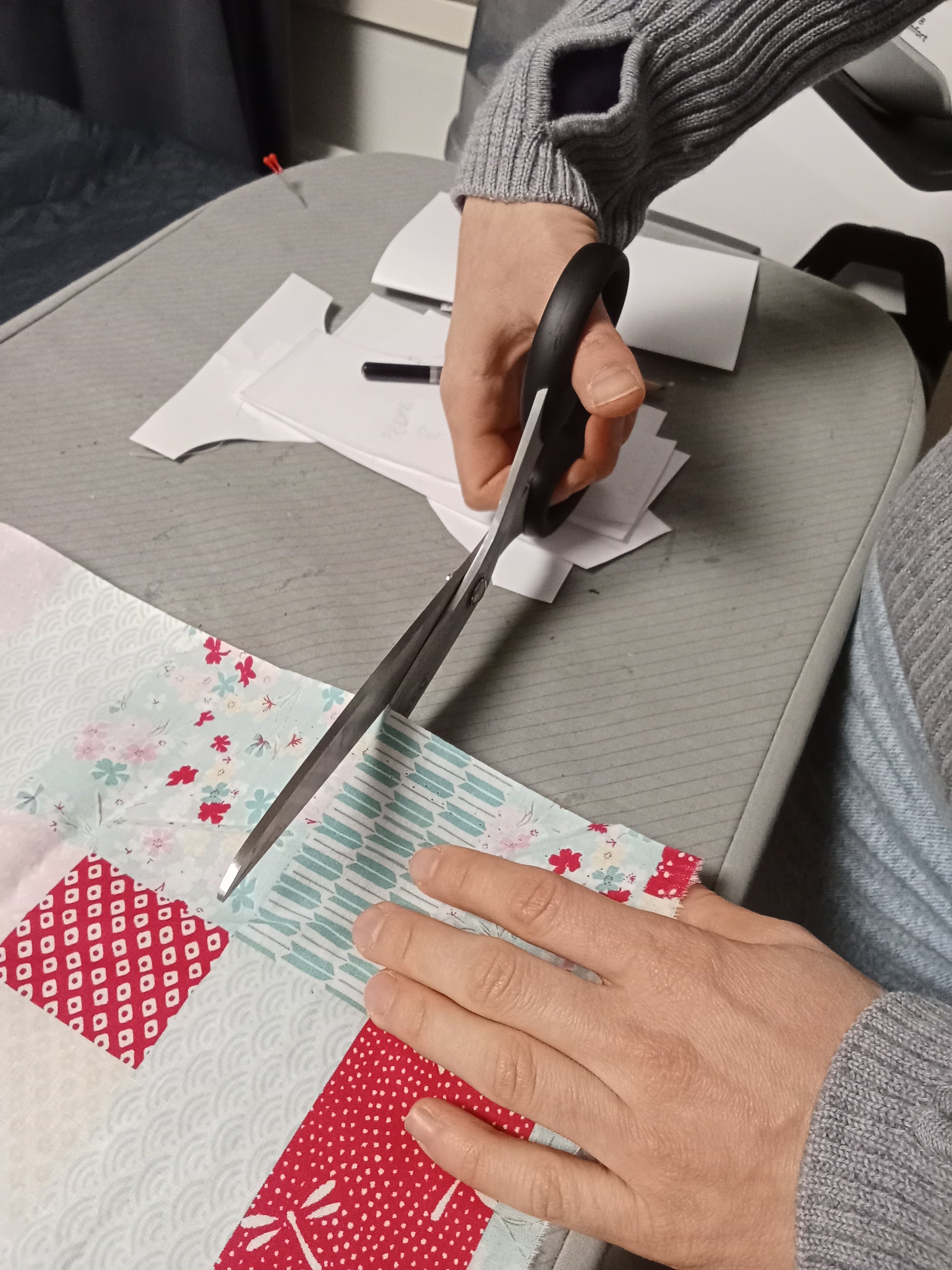 ooak Handcrafted dolls, fabric doll,  creator process, unique ooak doll, patchwork doll clothing material